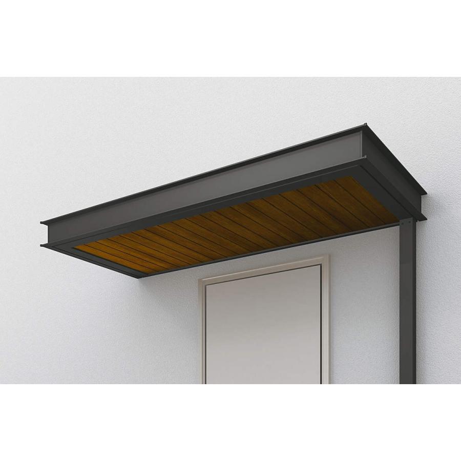 Ykkap窓まわり ひさし エントランスシステムひさし 軒天パネルあり ラミネート 化粧パネルユニット アルマイト 出幅545mm 照明なし 先付用 幅2240mm Ykk Gprm l T2 W7 ノース ウエスト 通販 Yahoo ショッピング