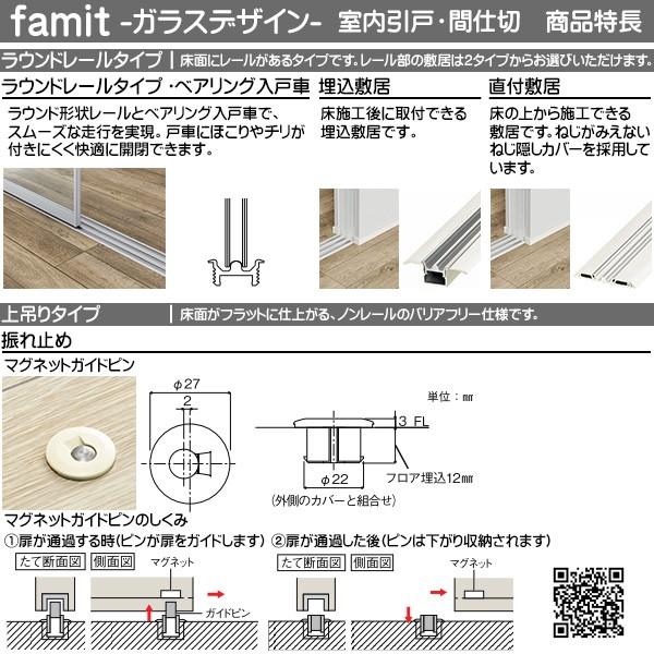ファミット 【クーポンで10％OFF】ファミット[ガラスデザイン] 片
