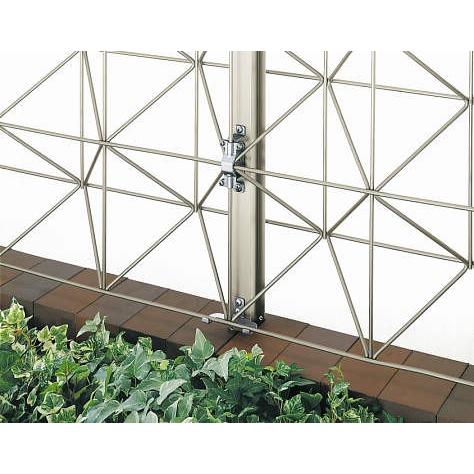 YKKAPガーデンエクステリア フェンス エスパリア 固定柱施工部材：固定柱 T80・100兼用【YKK】【YKKフェンス】【アルミフェンス】【グリーンフェンス】【境界】