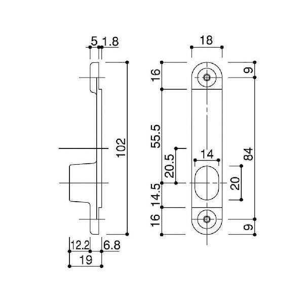 YKK AP フランス落し受(HH-2K-13223) フランス落とし 落とし棒