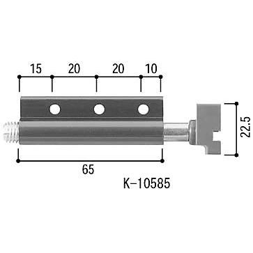 横辷り出しピボット(HH-H-0105)　すべり出し窓　滑り出し窓　横すべり窓　横すべり出し窓　開閉部品　アーム　ヒンジ　ステイ　丁番