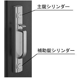 YKK AP 交換用シリンダー(HH-J-0129U9) 玄関ドア 店舗ドア 框
