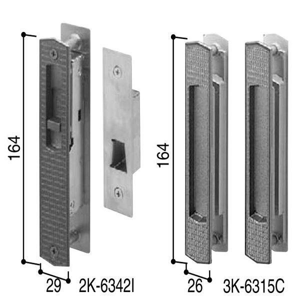 YKK AP 引戸錠セット 引分け型用(HH-J-0222U5) 玄関引戸 玄関 YKK AP 引戸錠セット 引分け型用(HH-J-0222U5) 玄関引戸 玄関