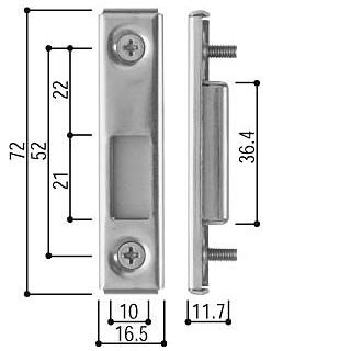 YKKAP 汎用　引戸用　召合わせ錠　鎌錠 YKKAP 汎用 引戸用 召合わせ錠 鎌錠 玄関引戸用 汎用召合せ錠