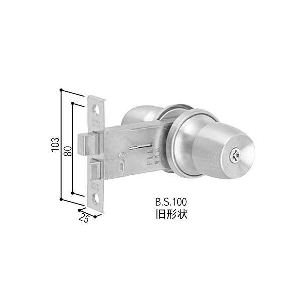 握り玉錠セット(HH-K-10115D) 玄関ドア 店舗ドア 勝手口ドア 通風ドア 握玉 ハンドル 錠 鍵 取手 引手 交換 :HH-K