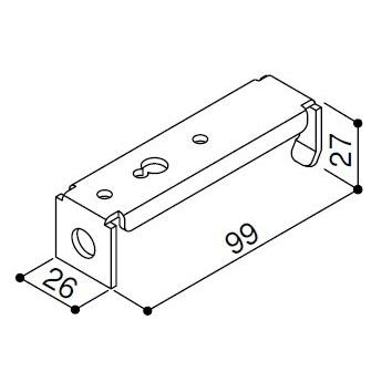 YKK AP YKKAP交換用部品 落とし棒ガイド(HH2K-18826) : ノース