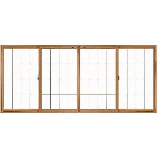 Lixilインプラス 引き違い窓 4枚建 単板ガラス 和紙調5mm組子付ガラス 幅3001 4000mm 高1401 1900mm トステム リクシル Lixil 引違い 内窓 Illico Online