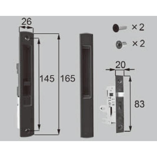 LIXIL（リクシル） LIXIL補修用部品 新日軽ブランド部品 ドア・引戸