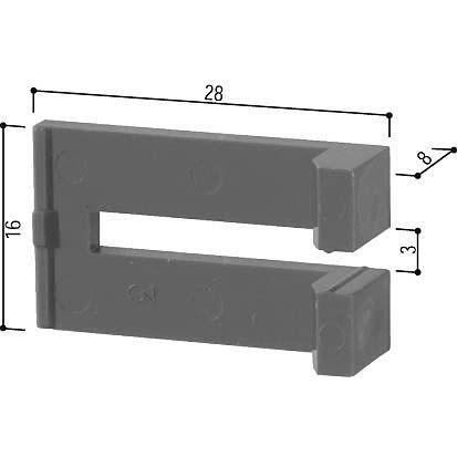 YKK AP 吊元戸車固定ストッパー(K-34396) 中折れ網戸NHM 中折れ網戸