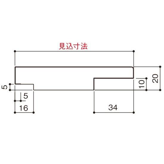 Ykkap造作材 窓枠 スリムタイプ アングル無枠用 たて材 たて材窓枠見込寸法 126mm 幅3900mm Ykk Ykk造作材 Ykk窓枠 室内建材 Lbw Wn126 40 ノース ウエスト 通販 Yahoo ショッピング