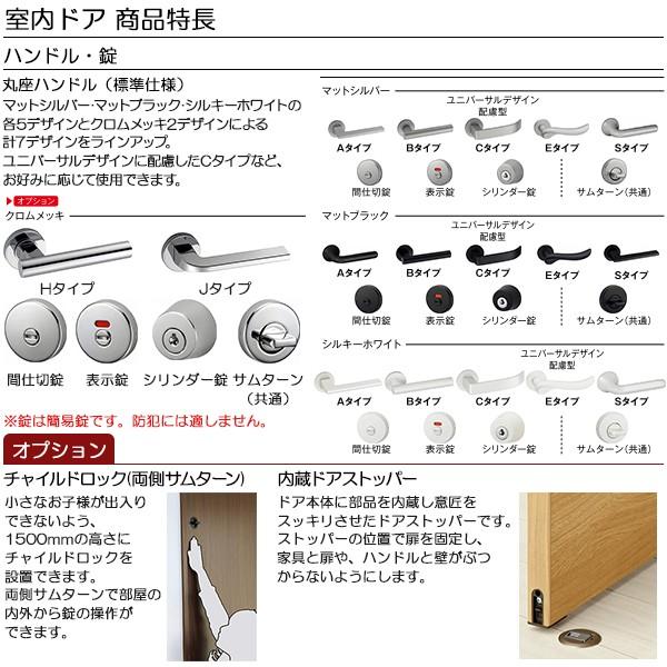 片開きドア 中級タイプ TT ケーシング枠：[幅778mm×高2033mm] ykk 建具 リフォーム 【スマートドアベル】 DIY