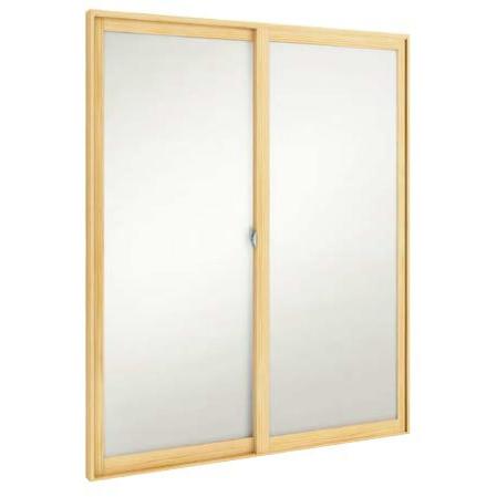 内窓MOKUサッシ 引違い窓 2枚建[複層ガラス] 型4mm＋透明3mm：[幅2001〜2500mm×高1001〜1400mm]　WOODONE　ウッドワン　内窓　二重窓　二重サッシ　D