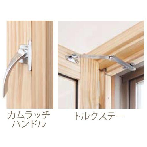 内窓MOKUサッシ 内開きドア 複層ガラス LOW-E断熱タイプ[透明3mm＋Low-E透明3mm]：[幅600〜800mm×高1561〜2000mm]　WOODONE　ウッドワン　内窓　二重窓_2