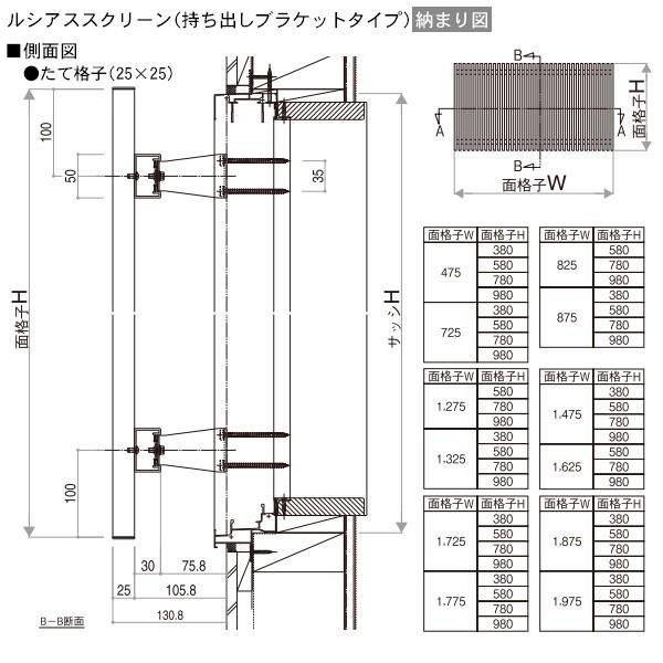 2021激安通販2021激安通販YKKAP窓まわり 面格子 ルシアススクリーン