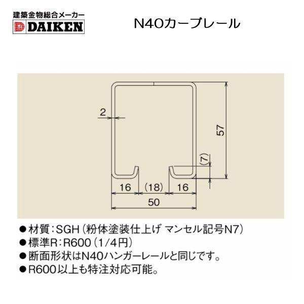 【新品】ニュートン40スチールドアハンガー　4個 DAIKEN 建築金物総合メーカーダイケン スチールドアハンガー