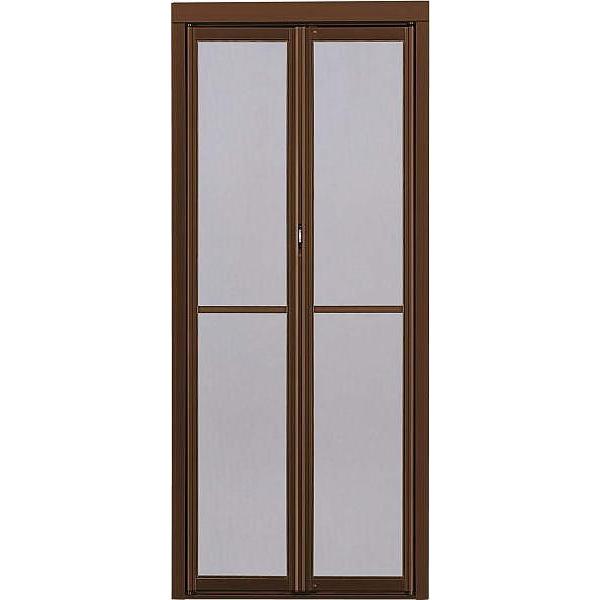 YKKAP汎用網戸 中折網戸NHM型 ドア用 一般タイプ：[幅840mm×高2180mm]　ykk　玄関網戸　勝手口網戸　ドア用網戸　玄関引き戸用網戸　格子　折れ網