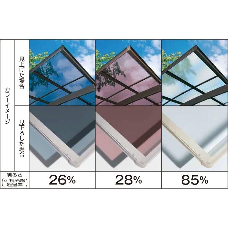 最新のデザイン 屋根材樹脂パネル(ポリカ) 厚さ3ｍｍ両面耐候：[幅1101〜1300mm×高601〜700mm] テラス屋根