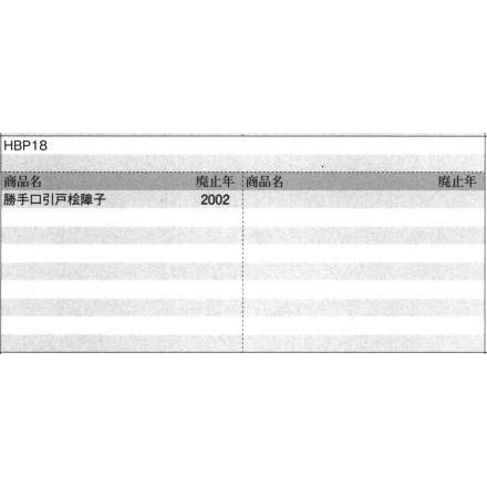 旧立山アルミ補修用部品 勝手口 引き違い戸錠：引き違い戸錠(召合かまち)[PKH7067]｜hokusei｜02