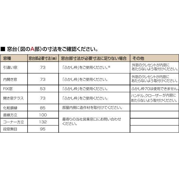 内窓 二重窓 プラマードU 引き違い窓 偏芯2枚建[複層ガラス] 透明5mm+透明3mmガラス：[幅550〜1000mm×高1801〜2200mm]_3
