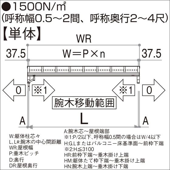 YKKAPウォールエクステリア テラス屋根 持ち出し屋根ソラリア 600N/m2[フラット型][関東間] 多連結セット：二尺奥行き=570mm[幅2730mm]