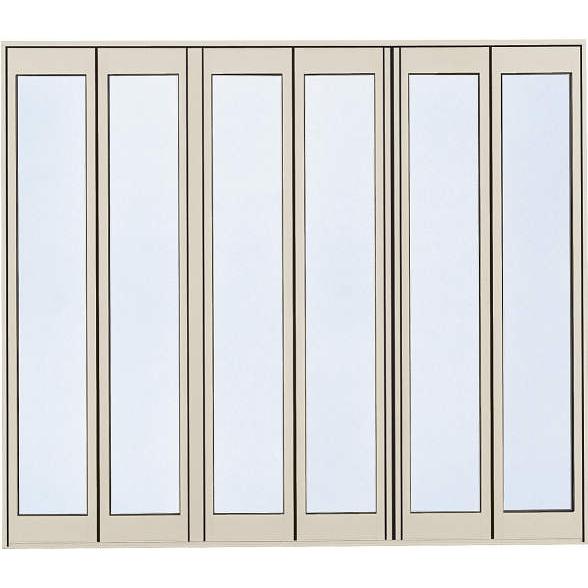 YKK AP YKKAPワイドオープン[折りたたみ窓]6枚建[内外別色]：[幅2600mm