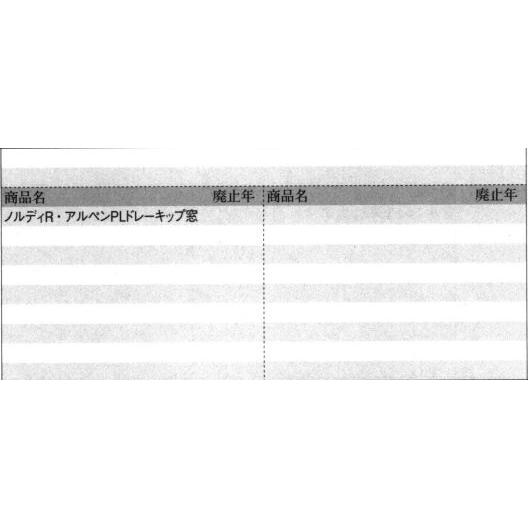 三協部品 装飾窓 アーム・アームストッパー：アーム(下枠・下かまち