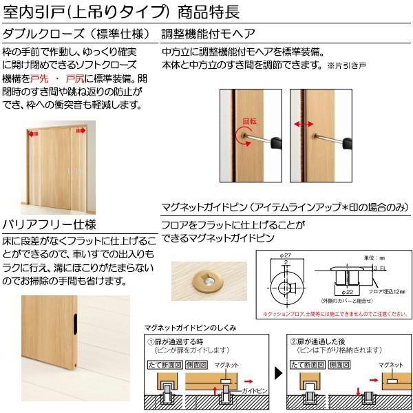 トイレ片引き戸 中級タイプ 【GRANIT】 A35 ノンケーシング枠：[幅1643mm×高2033mm]