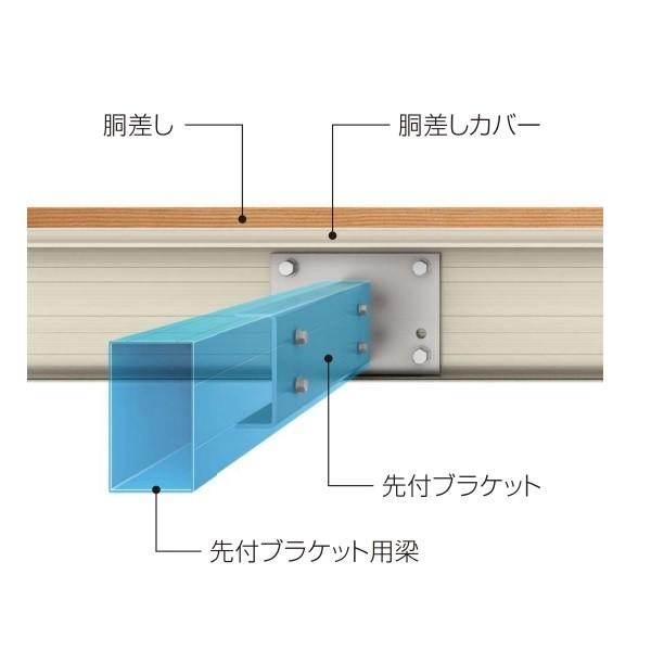 YKKAPウォールエクステリア ルシアスバルコニー 持ち出し式[胴差し納まり] たて格子[樹脂製デッキ材] 単体タイプ：奥行　 565mm[幅1820mm]