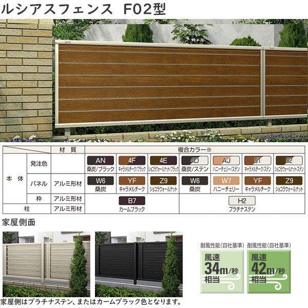 YKKAPガーデンエクステリア 形材フェンス ルシアスフェンス セット品 YM1F型：コーナーセットの画像
