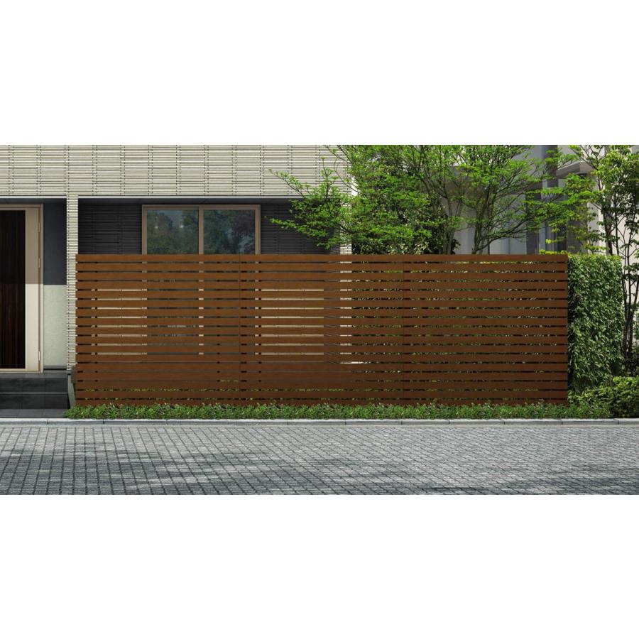 YKKAPガーデンエクステリア フェンス ルシアススクリーンフェンス セット品 S03型[単体セット]：T200[幅2000mm×高2000mm]【YKK】【YKKフェンス】【アルミフェン