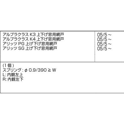 LIXIL（リクシル） LIXIL補修用部品 新日軽ブランド部品 装飾窓 網戸