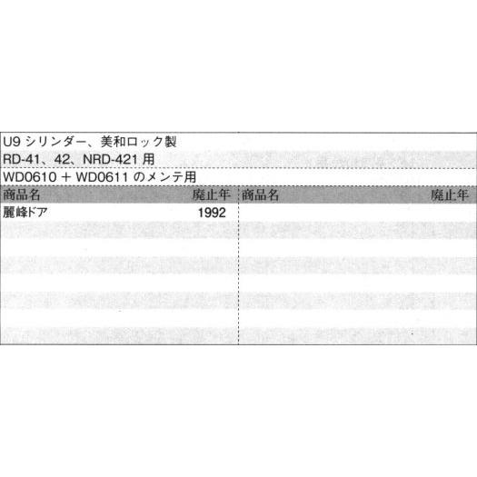 三協部品 玄関ドア シリンダー：シリンダー(たてかまち)[WD4535]の画像