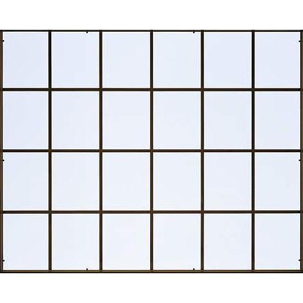YKKAP窓サッシ オプション フレミングJ 装飾格子XAK 引き違い窓2枚建[単板ガラス]用：[幅1235mm×高970mm]｜hokusei