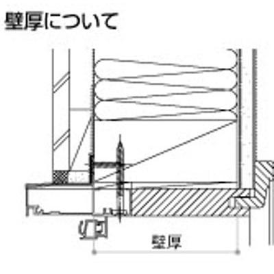 YKK AP YKKAPオプション 店舗 店舗ドア7TD：アルミ製内額縁 壁厚