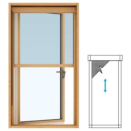 Ykkapオプション 窓サッシ 装飾窓 エピソードneo 上げ下げロール網戸 クリアネット たてすべり出し窓用 幅596mm 高2mm Xmw Rj Cxv V3 ノース ウエスト 通販 Yahoo ショッピング