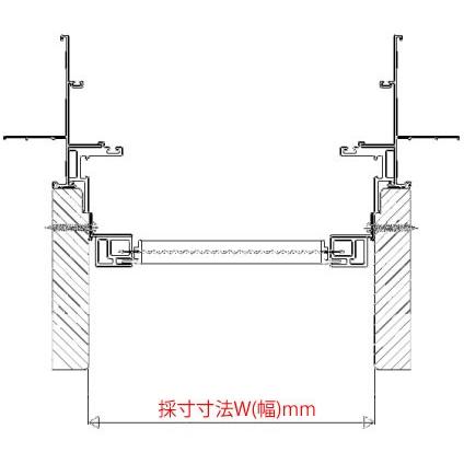 YKK AP YKKAP汎用網戸 上げ下げロール網戸XMW アルミ色：[幅701〜800mm