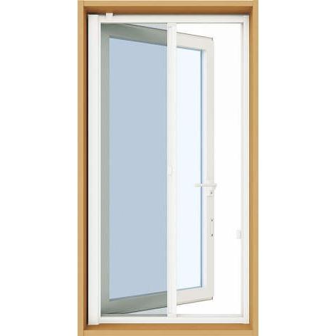 YKKAPオプション 窓サッシ 装飾窓 エピソードNEO：横引きロールクリアネット網戸[両袖たてすべり出し窓用][幅255mm×高696mm]