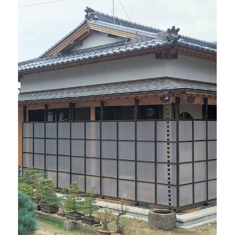 融雪器具・樹脂製杭 雪囲い：[幅655mm×高926mm]　雪除け　雪対策用品　雪囲い用品