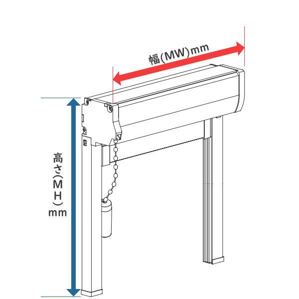 YKKAP汎用網戸 上げ下げロール網戸XMW オプション：交換用ネットセット 1枚[幅(MW)148〜920mm×高(MH)501〜1000mm]  :YK-NETZXMW-500X1000:ノースウエスト - 通販 - Yahoo!ショッピング