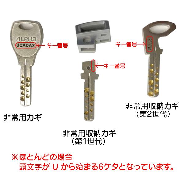 スマートコントロールキー用　ポケットＫｅｙ（非常用収納カギ付）1個　合鍵　カギ　複製鍵　スペアキー　複製錠