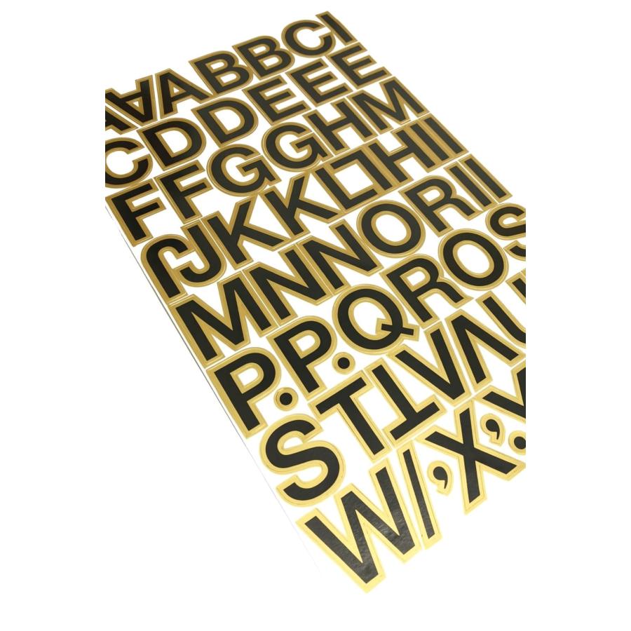 防水・屋外OK】アルファベット ステッカー PVC製 ローマ字 シール 英