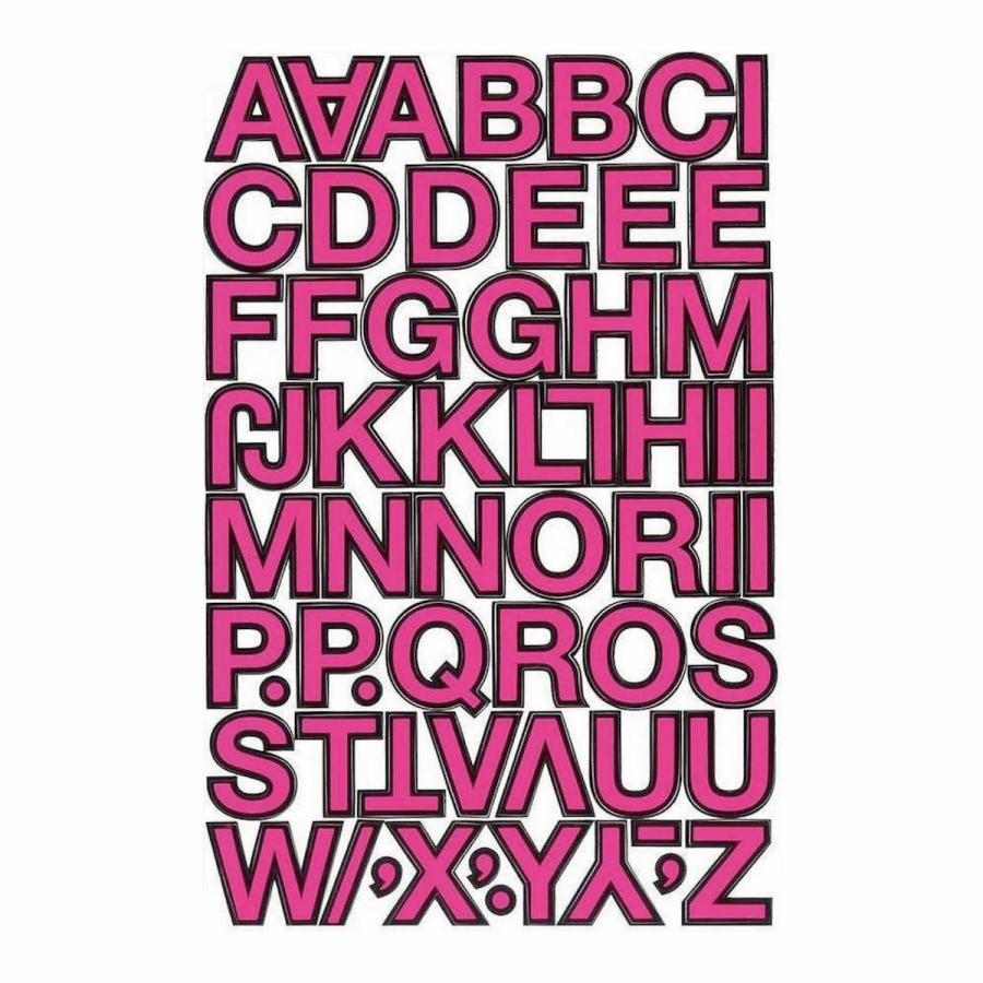 防水・屋外OK】アルファベット ステッカー PVC製 ローマ字 シール 英