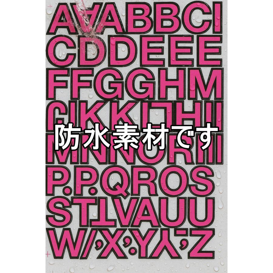 防水・屋外OK】アルファベット ステッカー PVC製 ローマ字 シール 英
