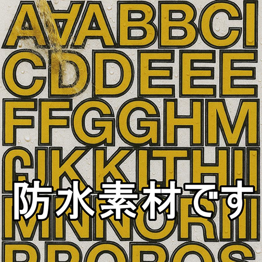 防水・屋外OK】アルファベット ステッカー PVC製 ローマ字 シール 英
