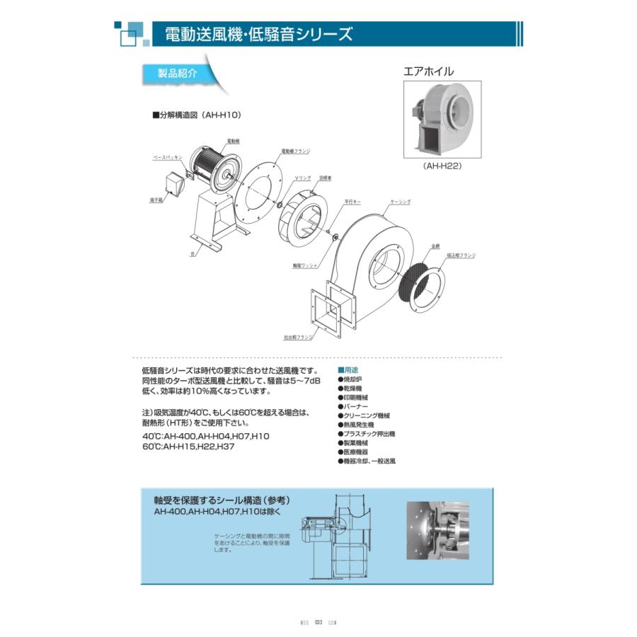 昭和電機 ブロワー AH-400-L313