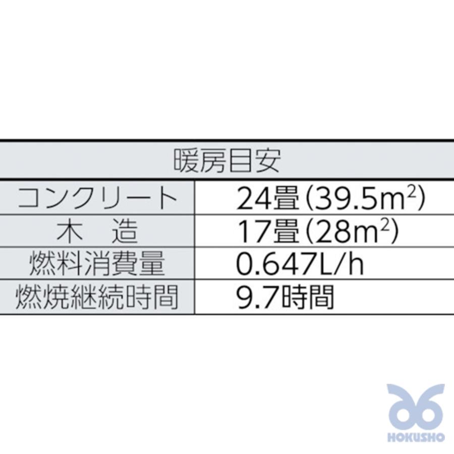 在庫あり トヨトミ KS-67H 石油ストーブ 白 ホワイト 17畳〜24畳 灯油暖房 対流型 おしゃれ やかん 防災推奨製品 震災 電子点着火 KS-67H-W 送料無料｜hokusho-shouji｜10