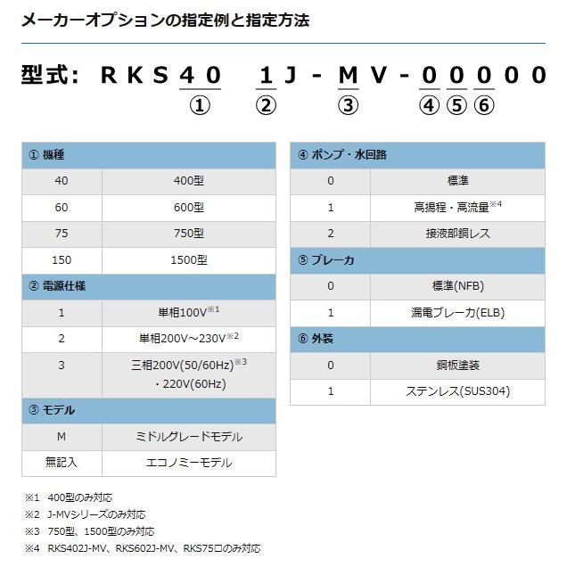 オリオン機械 RKS1502J-MV-00000 空冷式 水槽付チラーユニット オリオン機械 RKS1502J-MV-00000 空冷式 水槽付チラーユニット
