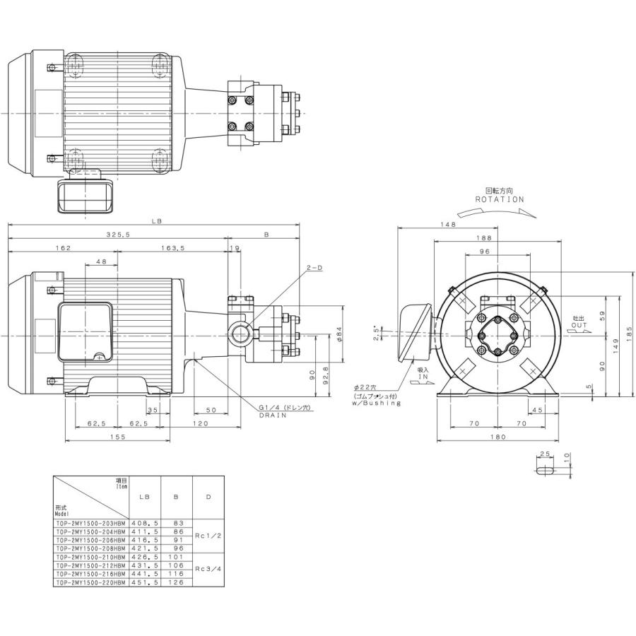 日本オイルポンプ TOP-2MY1500-220HBM IE3 トロコイドポンプ 2MY-2HB 三相モーター一体型 標準回転方向 リリーフバルブ無 1500W :TOP-2MY1500-220HBM-IE3:ホクショー商事 ヤフー機械要素店 - 通販 - Yahoo!ショッピング 日本オイルポンプ TOP-2MY1500-220HBM IE3 トロコイドポンプ 2MY-2HB 三相モーター一体型 標準回転方向 リリーフバルブ無 1500W :TOP-2MY1500-220HBM-IE3:ホクショー商事 ヤフー機械要素店 - 通販 - Yahoo!ショッピング