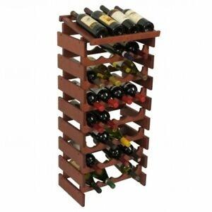 【税込?送料無料】 Wooden ワインラック Mallet Top Display with Rack Wine Dakota Bottle 32 WRD47MH ワインラック