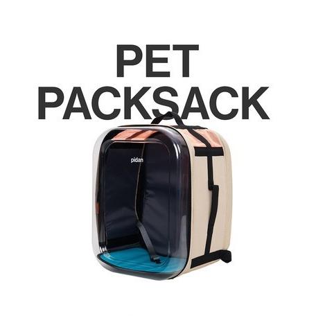 pidan 猫用キャリーバッグ リュック 透明窓付き pidan（ピダン） 透明窓 ゆったりサイズ ペット専用 クリアリュック